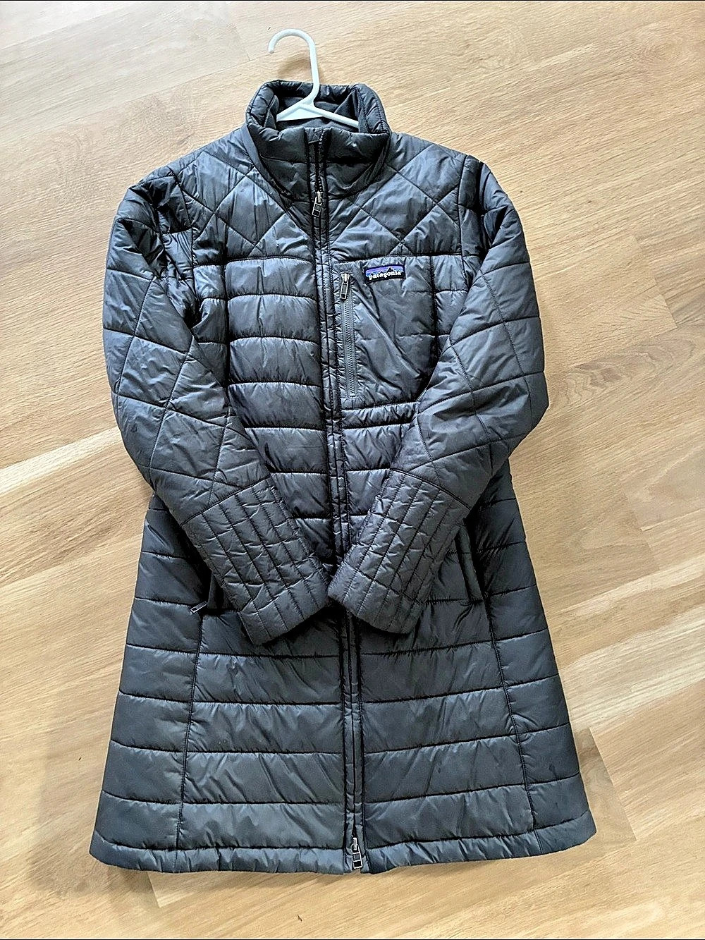 Patagonia Diamond Quilted Parka Puffer Jacket Black XS